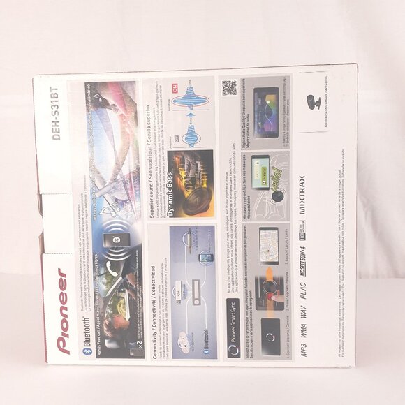 Pioneer DEH-S31BT In-Dash CD Receiver With Bluetooth / Spotify / Pandora & Smart - Picture 4 of 6